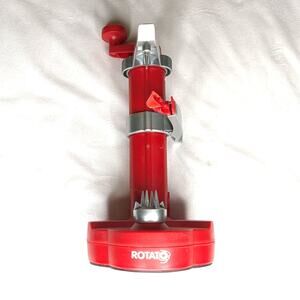 Rotato Potato Vegetable Peeler with Blades Excellent Condition Red Manual Style